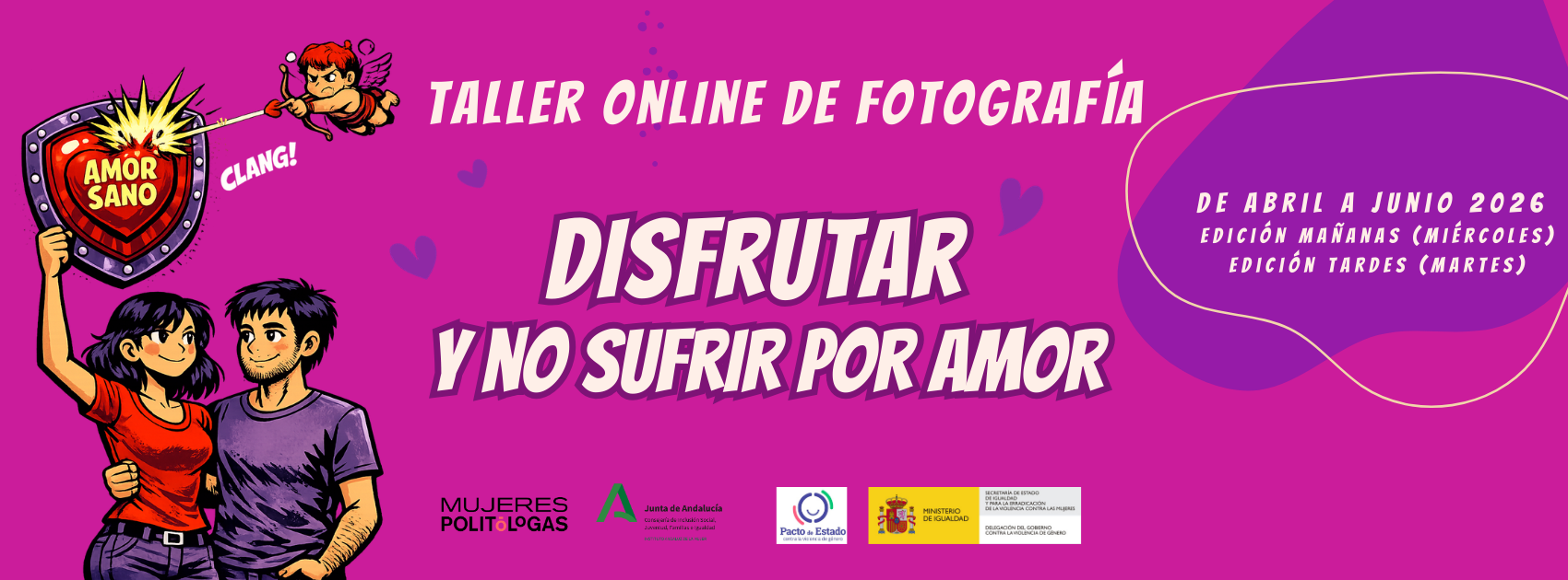 Taller de fotografía "Disfrutar y no sufrir por amor"